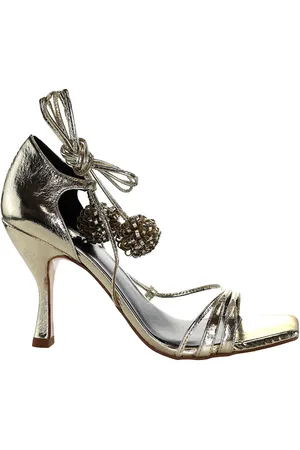 Ted Baker Hilaray Pom Pom Dames Gouden Sandalen
