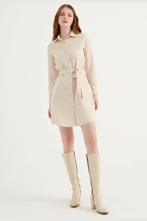 HERITA Stoffen riemjurk