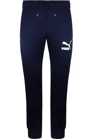 PUMA Iconic T7 Heren Marine Blauw Track Broek