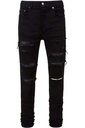AMIRI Leren Thrasher zwarte OD-jeans