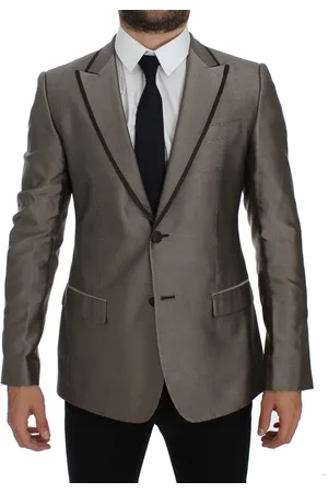 Dolce & Gabbana Blazer met zijden patroon en twee knopen