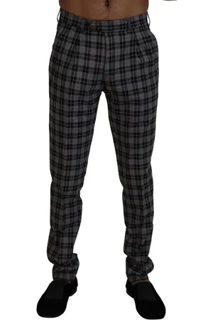 Bencivenga Geruite Slim Fit Broek