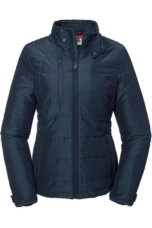 Russell Athletic Russell Dames/dames Cross Jacket (Franse marine)