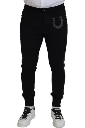 Dolce & Gabbana Wollen hoefijzer joggingbroek