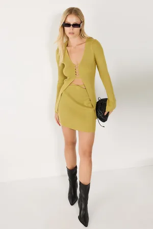 No Matter What Apparel Glam V-hals Slim Fit Twinset