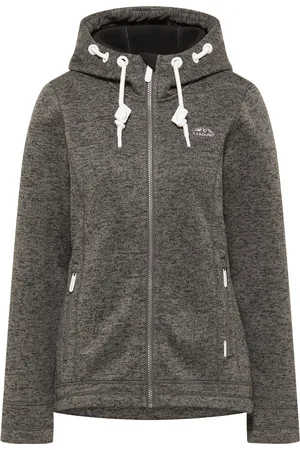 Icebound Yuka serie Gebreide fleece jas Dames melange
