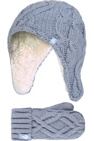Heat Holders Meisjes Majestueuze Trapper Hat Mitts Set - Stoffig