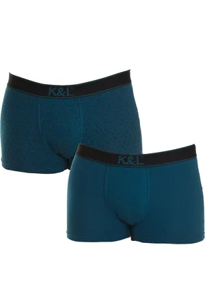 Kisses and Love Pack-2 Ademende stoffen boxers met anatomische voorkant KL2004 heren