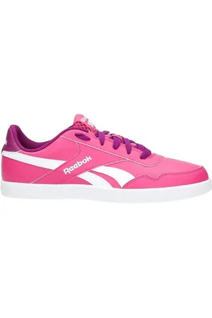 Reebok Royal Effect Lace-Up Glad Leer Kinderschoenen V67754