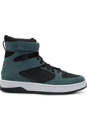 HUGO BOSS Heren High-Top Sportschoenen met Panelled Design in