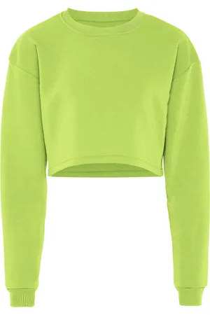 myMo Sweatshirt Dames Zure limoen