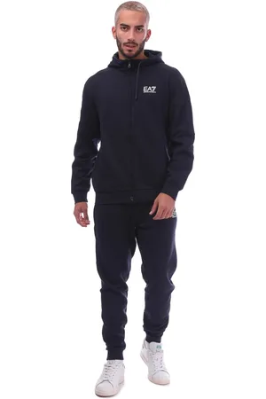 EA7 Heren Emporio Armani Zichtbaarheidstrakpak in marine katoen