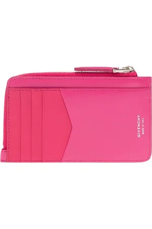 Givenchy Antigona kaarthouder met rits, neonroze portemonnee