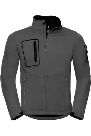 Russell Athletic Russell Heren Sport Zachte Shell Jas (Titanium)