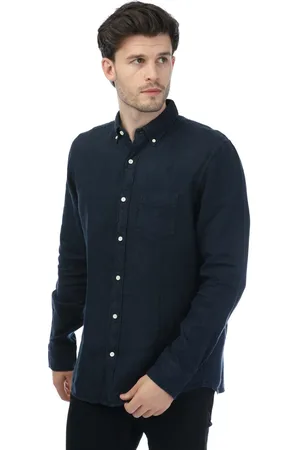 GANT Herenoverhemd van Regular Ut Garment Dyed Linnen in