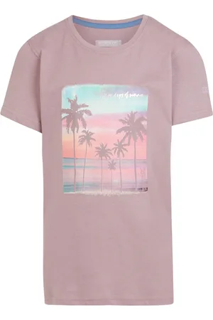Regatta Kind/Kids Bosley VII Palmboom T-Shirt (Heide)