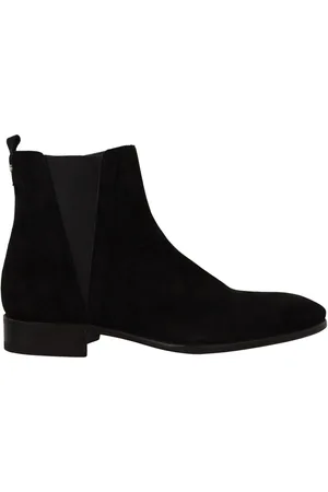 Dolce & Gabbana Suede Lederen Chelsea Boots Met Ritssluiting Aan De Zijkant