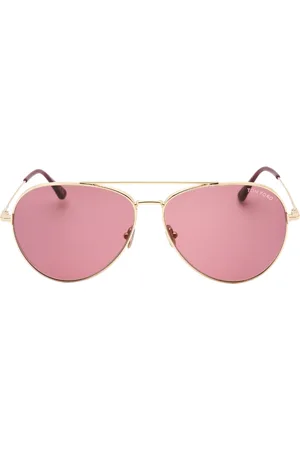 Tom Ford FT0996 32Y gouden zonnebril