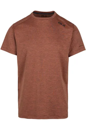 DLX Trespass Heren Doyle Marl T-Shirt (Gebrande sinaasappel)