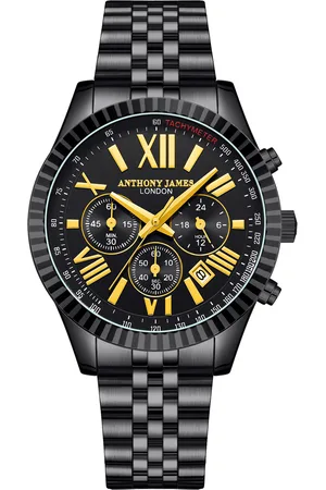 Anthony Handgemonteerde Limited Edition Chrono Sports Black - 5 jaar garantie
