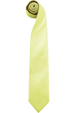 Premier Heren "Kleuren" Gewone mode / Business Tie (Pakket van 2) (Kalk)