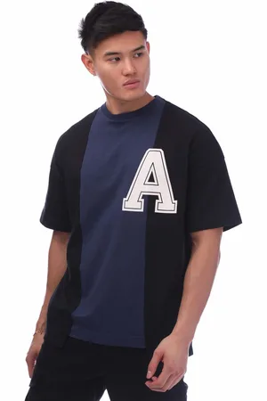 AMBUSH Heren Varsity T-shirt in Zwart-Wit