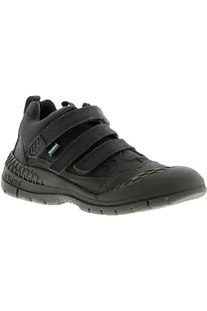 Kickers Trucker halfleren jongens kindersneakers