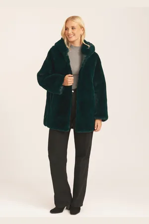 Gini London Jack van imitatiebont met capuchon