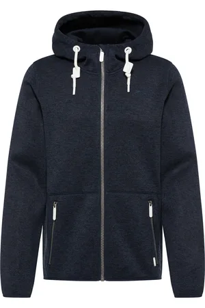 Icebound Yuka serie Gebreide fleece jas Heren marine gem