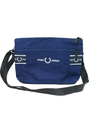 Fred Perry Graphic Tape French Navy Satchel