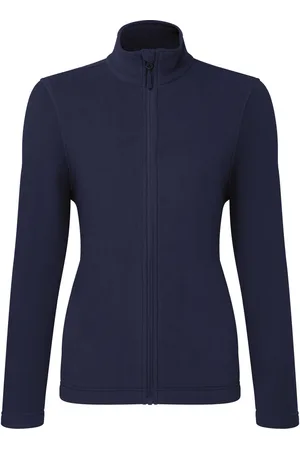 Premier Dames/Dames Recyclight Full Zip Fleecejack (Marine)