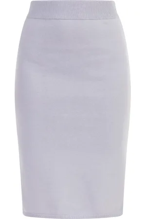 myMo Gebreide midi-rok Dames lila