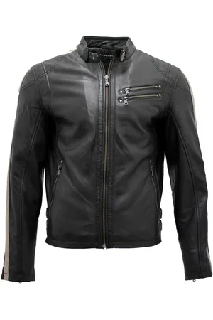 Infinity Racer nappa leren bikerjack