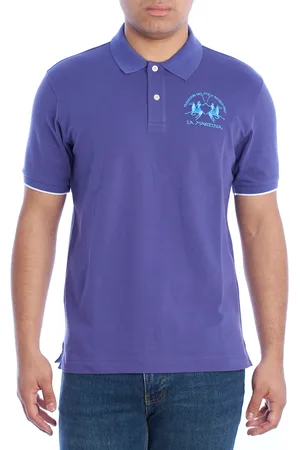 La Martina Heren Regular Fit Polo met korte mouwen YMP001-PK001