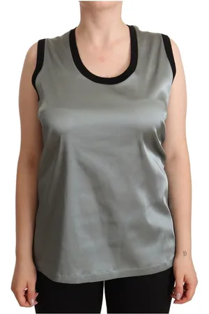 Dolce & Gabbana Prachtige Mouwloze Tanktop Met Ronde Hals