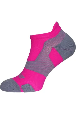 2XU Light Cushion herensokken Magneta/Light Grey No Show Socks