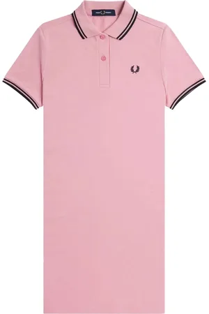 Fred Perry Krijtachtige poloshirtjurk