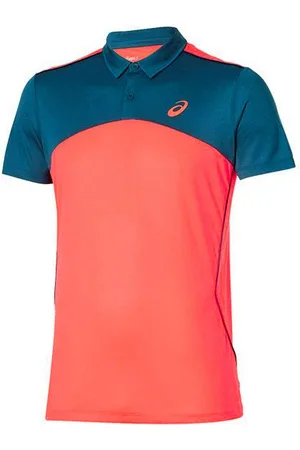 Asics Speler Heren Roze Tennis Poloshirt