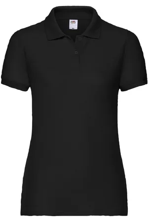 Fruit Of The Loom Vrouwen Dames-Fit 65/35 Poloshirt Korte Mouwen