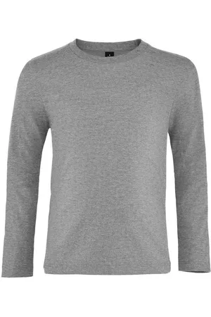 Sols Kinder/Kinder Imperial T-shirt met lange mouwen (Grijze Mergel)
