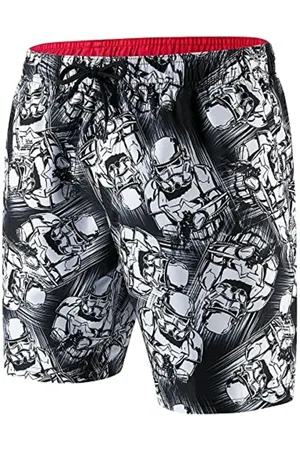 Speedo Star Wars Print Leisure 17inch Junior Zwart/ Watershort