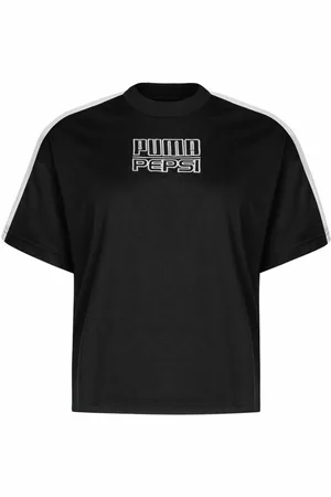 PUMA Pepsi X Solid Crop Tee Top T-Shirt - Dames