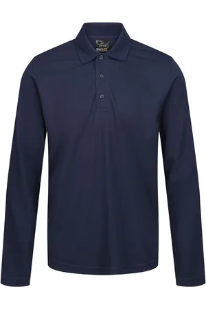 Regatta Heren Pro Poloshirt Met Lange Mouwen (Marine)