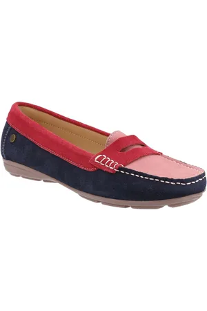 Hush Puppies Dames/dames Margot suède instappers ( /Roze/Navy)