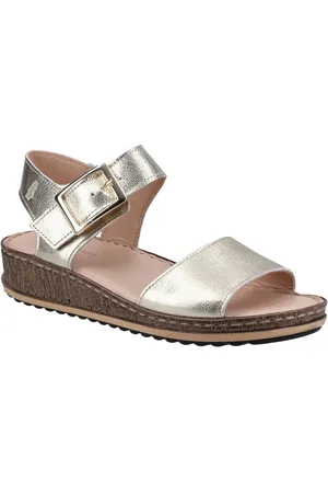 Hush Puppies Dames/dames Ellie leren sandalen (Goud)