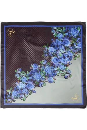 19V69 Italia Veelkleurige Sjaal Met Bloemenprint