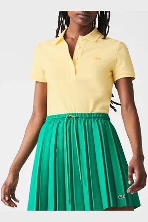 Lacoste Dames L.12.D Slim Fit Stretch Mini Piqué Poloshirt in