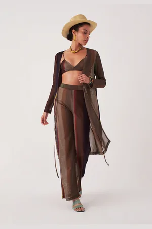HERITA Kimono ingesteld in gaas