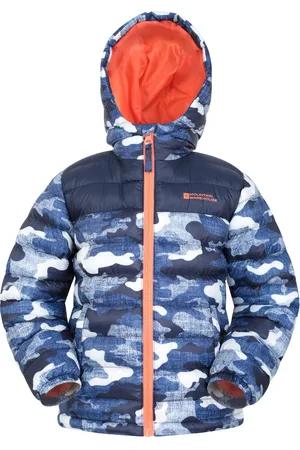 Mountain Warehouse Kinder/Kids Seizoenen Bedrukte Gewatteerde Jas (Oranje)