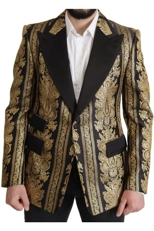 Dolce & Gabbana Prachtige Single Breasted Blazer Met Peak Revers
